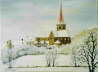 Kirche im Winter Muenchaurach